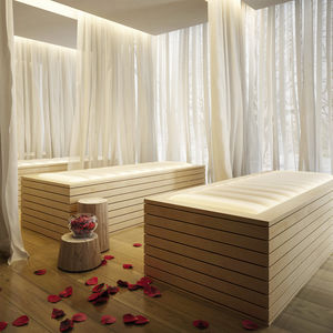cama de massagem com jatos de água da linha comercial