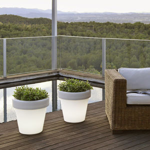 vaso de jardim em polietileno