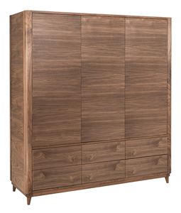 guarda-roupa de estilo escandinavo