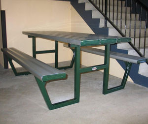 mesa de piquenique contemporânea