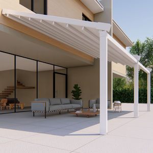 pérgola apoiada em parede