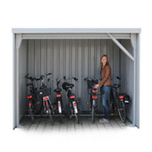 abrigo para bicicletas em aço
