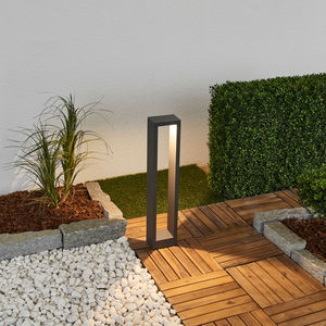 poste balizador de iluminação de jardim