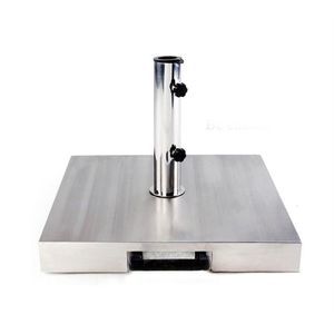 base para ombrelone em aço inoxidável