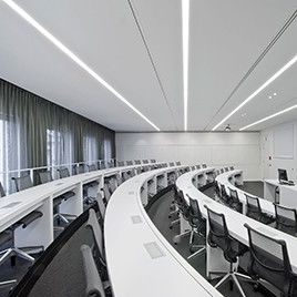 perfil de iluminação de embutir