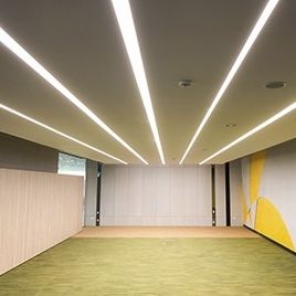 perfil de iluminação de embutir