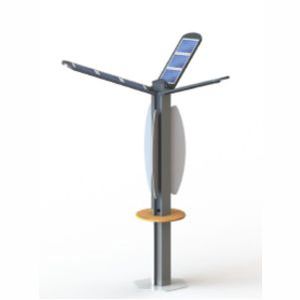 painel solar híbrido plano