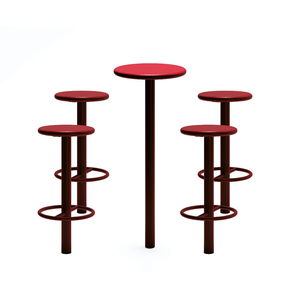 conjunto de mesa e cadeiras contemporâneo