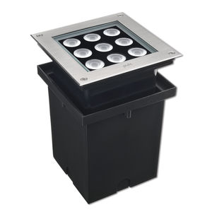 luminária técnica de embutir no piso 1