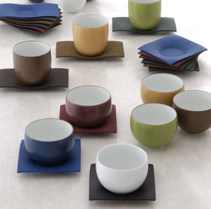 xícara de café em porcelana