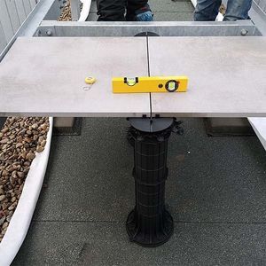 pedestal para piso elevado em plástico
