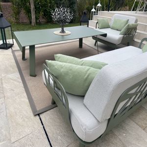 conjunto de jardim contemporâneo