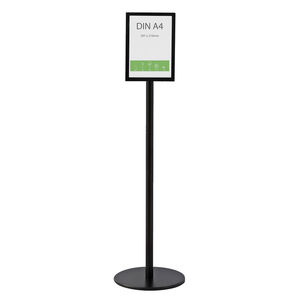 pedestal porta-cartaz de piso