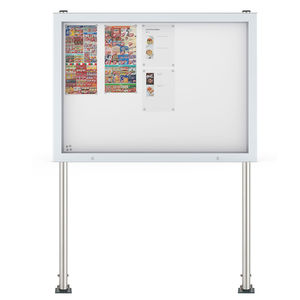 quadro de aviso com vidros magnético
