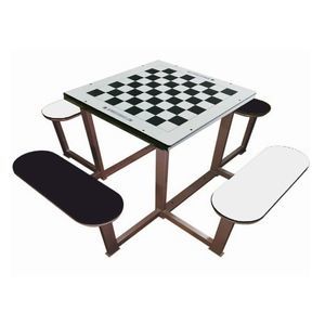 mesa de xadrez para ambiente externo