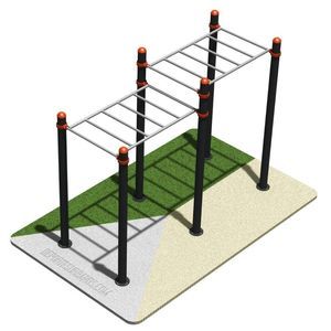 barra de equilíbrio para estação de ginástica ao ar livre
