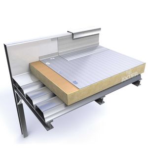 manta de impermeabilização para terraço de cobertura / para telhado verde / em rolo / em PVC
