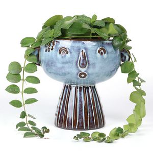 vaso de jardim em cerâmica