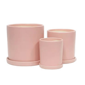 vaso de jardim em cerâmica esmaltada