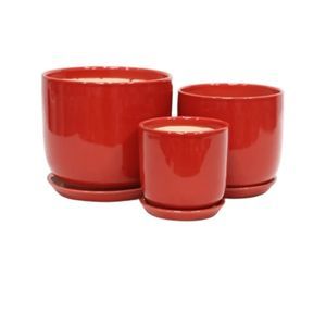 vaso de jardim em cerâmica