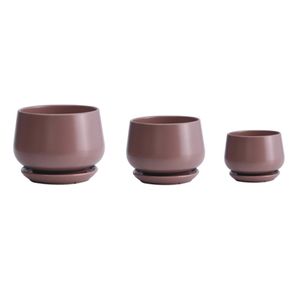 vaso de jardim em cerâmica esmaltada