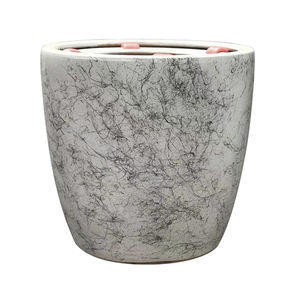 vaso de jardim em cerâmica esmaltada