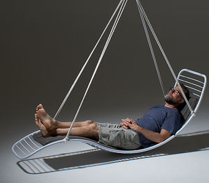 cadeira suspensa contemporânea