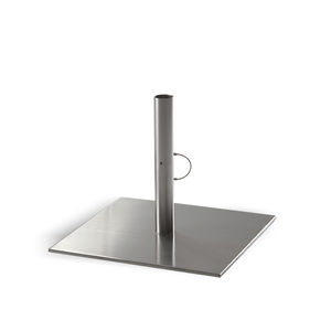 base para ombrelone em aço inoxidável