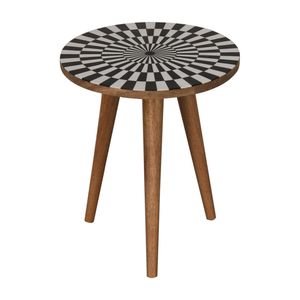 mesa lateral de design escandinavo