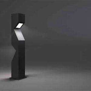 poste balizador de iluminação de jardim