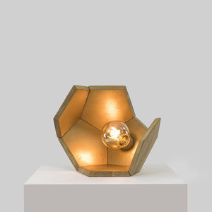 luminária de reutilização criativa (upcycling)