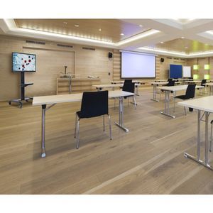 suporte de piso para TV contemporâneo