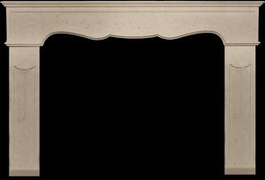 moldura para lareira contemporânea