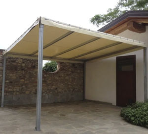 pérgola em aço galvanizado