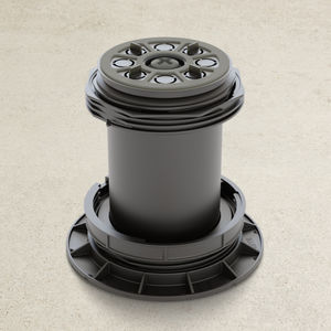 pedestal para piso elevado em polipropileno