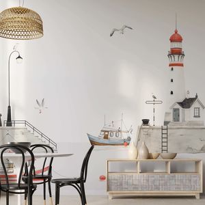 papel de parede de estilo navy