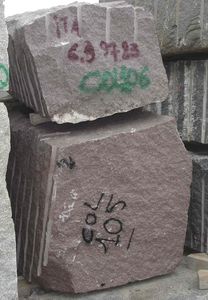 bloco de pedra