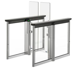 catraca de portas retráteis para controle de acesso automático