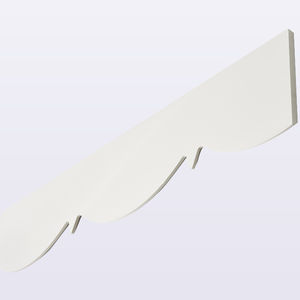 faixa de acabamento de telhado em PVC