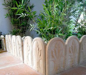 borda de jardim