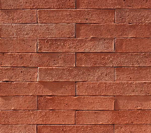 tijolo aparente em terracota