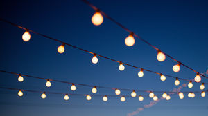 cordão luminoso em material plástico