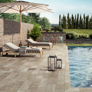 ladrilho para ambiente externo / de piso / em porcelanato arenito / 30x60 cm