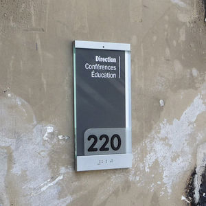 placa de identificação para porta 1