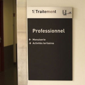 placa de identificação para porta 1