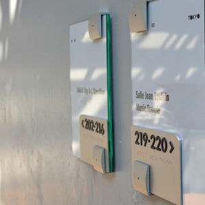 placa de identificação para porta 1