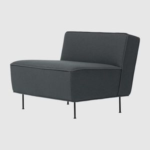 poltrona baixa de design escandinavo