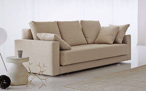 sofá cama / contemporâneo / em tecido / de 3 lugares