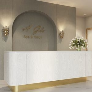 piso laminado decorativo efeito de metal 1