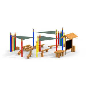 mesa para treinamento contemporânea 1